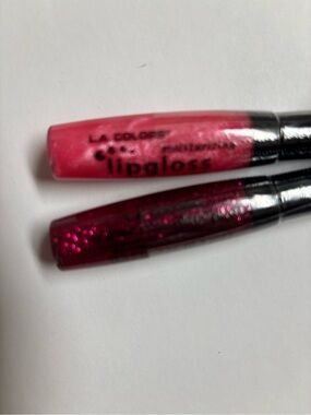 L.A. Colors Pink & Deep Magenta Lipgloss Duo